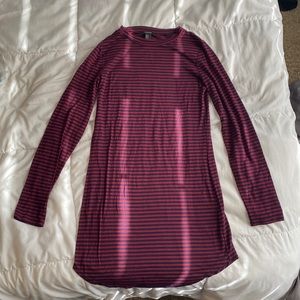 Red and blue dress size medium forever 21